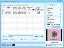 DDVideo Sansa Media Converter Gain Screenshot